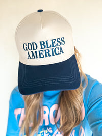 God Bless America Hat - 2 Colors