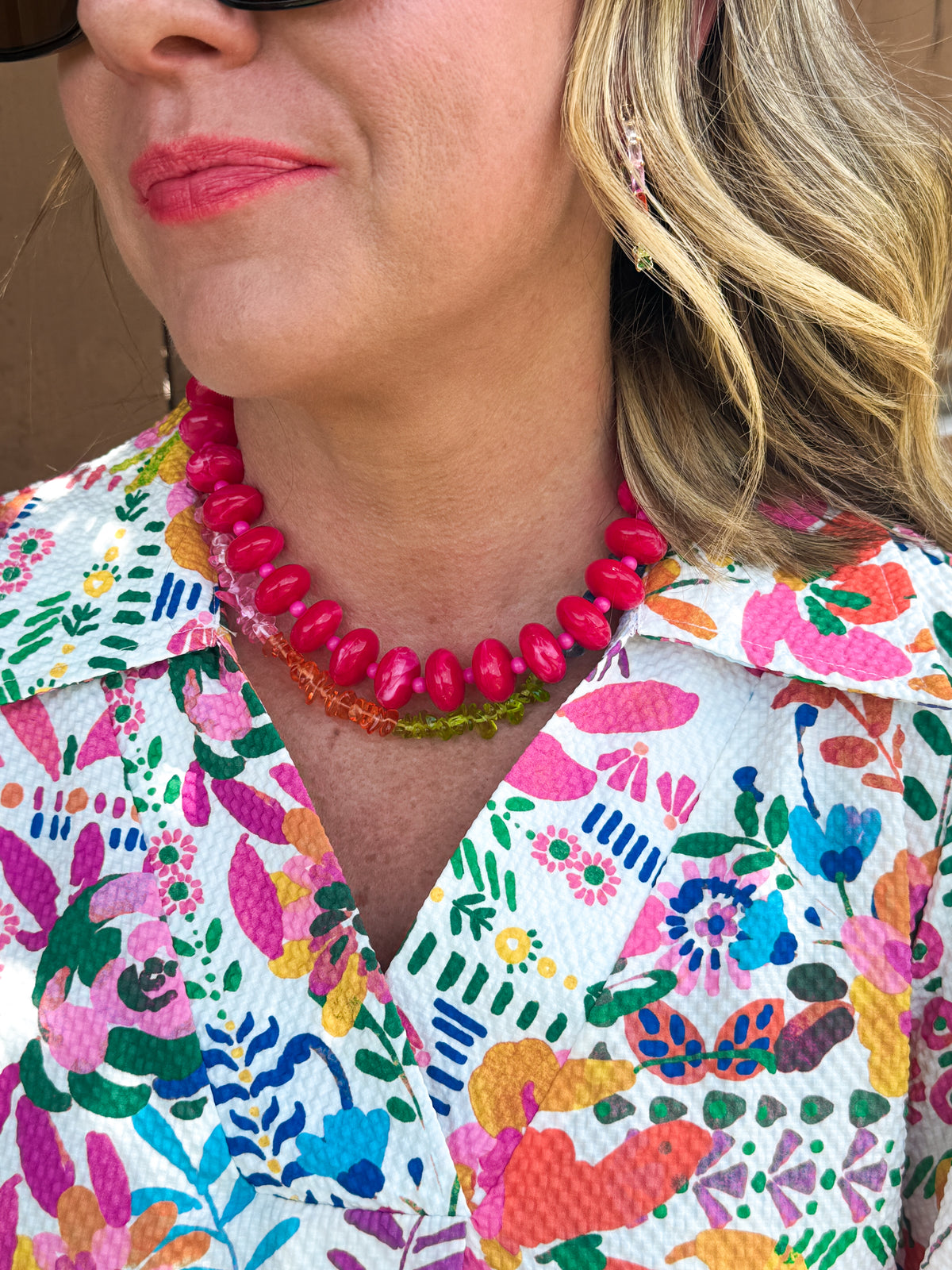 The Berry Beaded Necklace