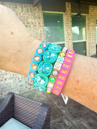 Sprinkle of Joy Pink Bracelet