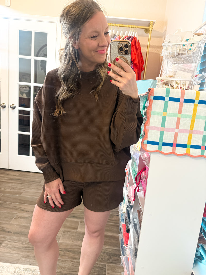 Ruby Rae Ribbed Lounge Set - 2 Colors