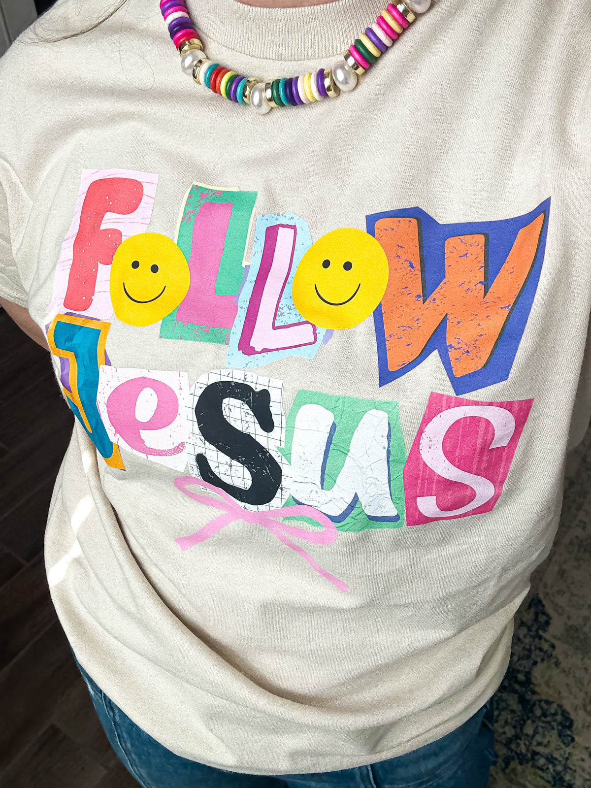 Follow Jesus Gildan Graphic Tee