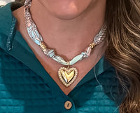 Sullivan Scarf Charm Seafoam Necklace