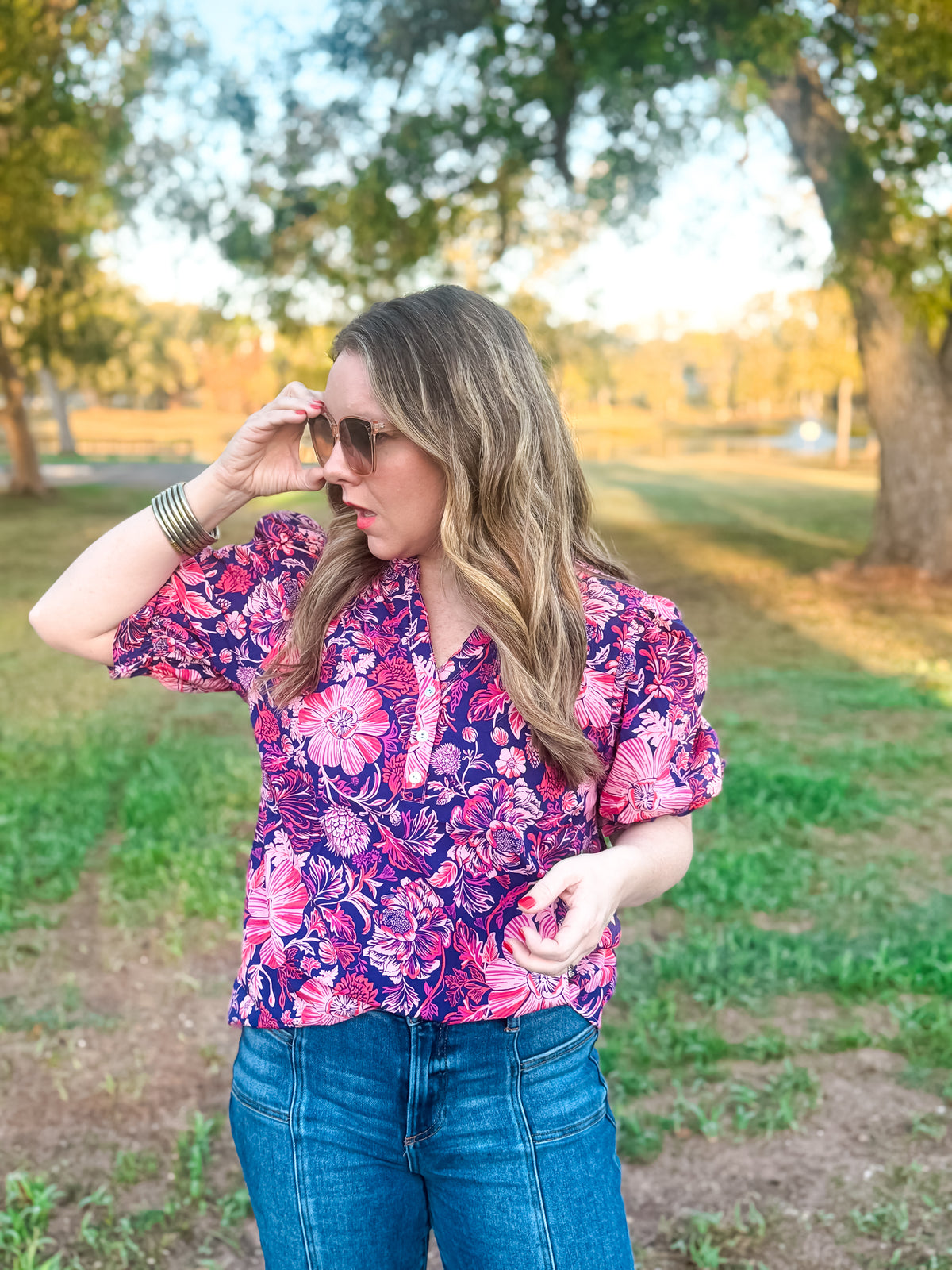 Marlowe High Tea Pink Top