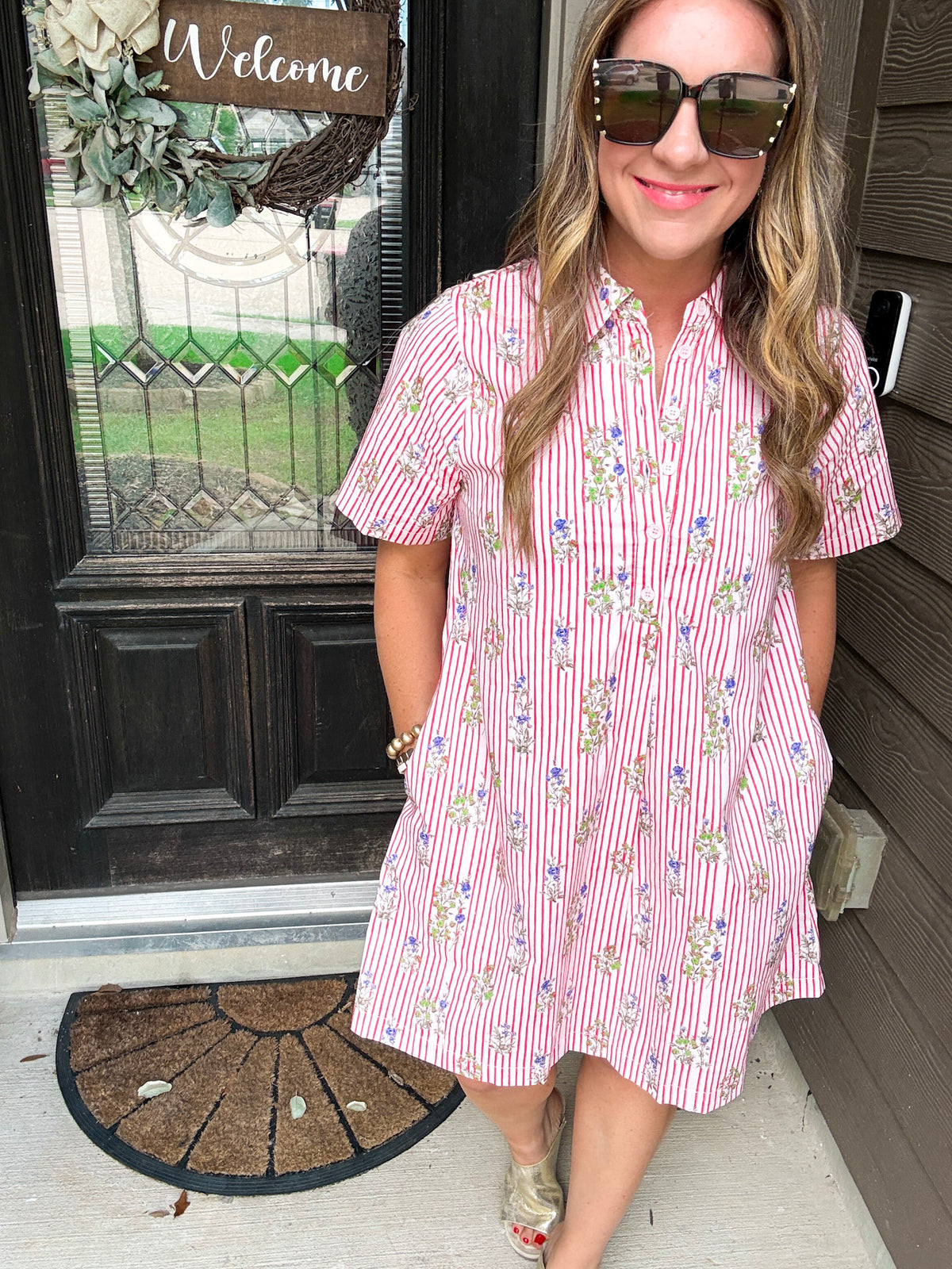 The Garden Stripe Dress