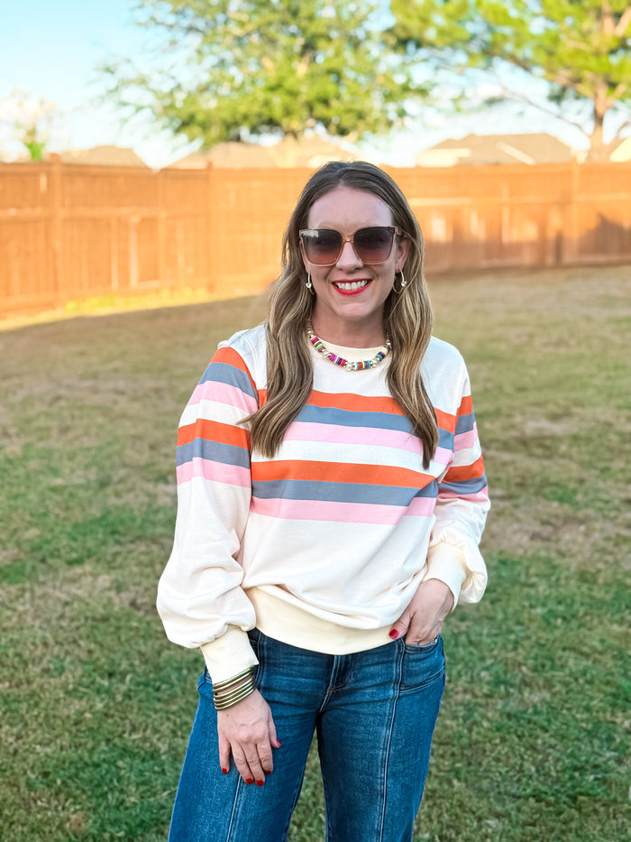 The Sunset Stripe Top