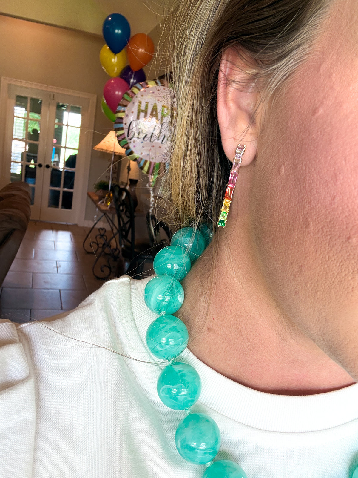 Reese Colorful Hoop Earrings