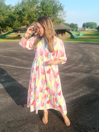 Coral Cove White Riley Dress