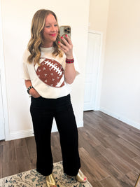 Sideline Style Football Patchwork Tee