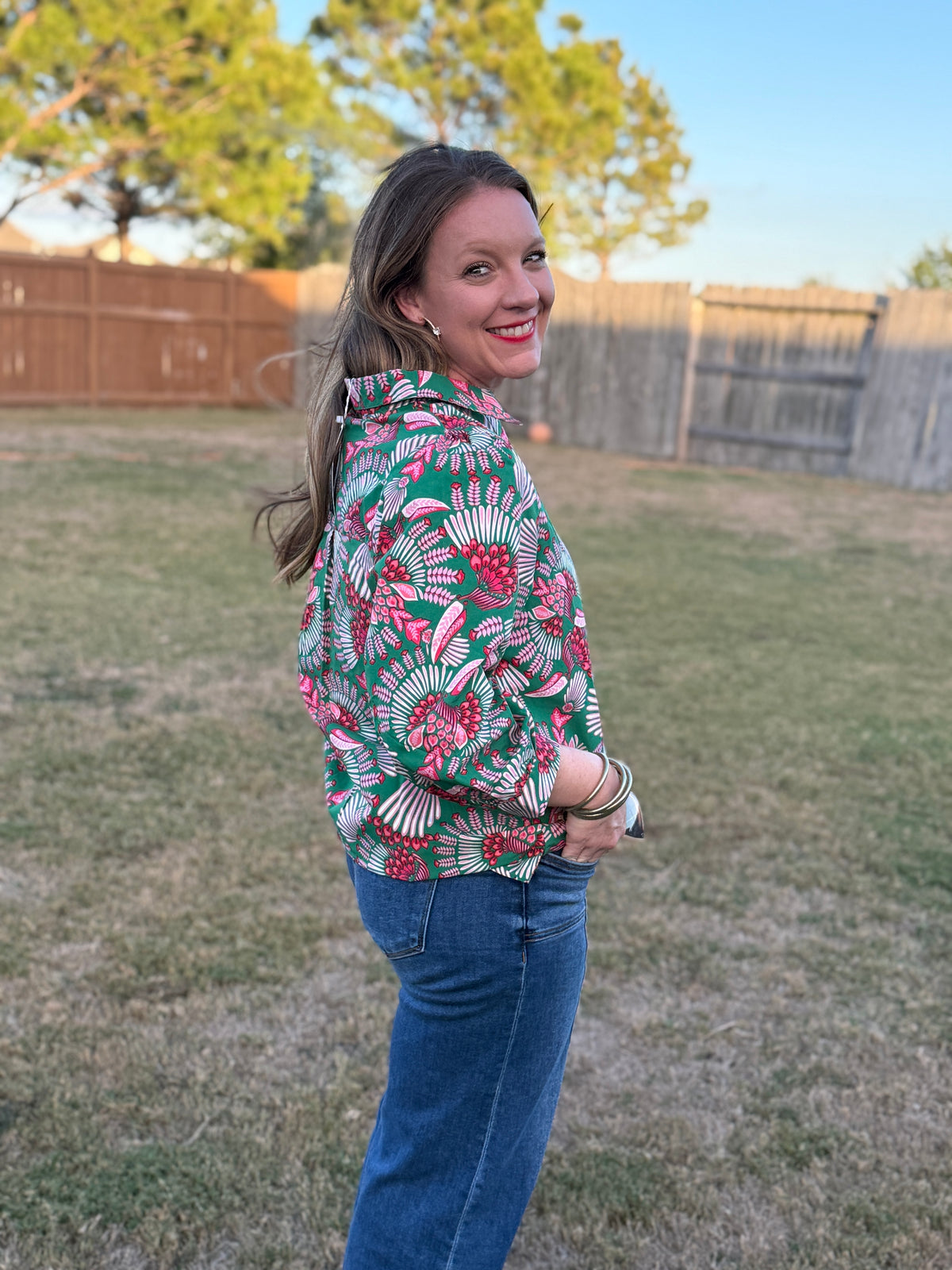 Charlee Toucan Tango Pink Top