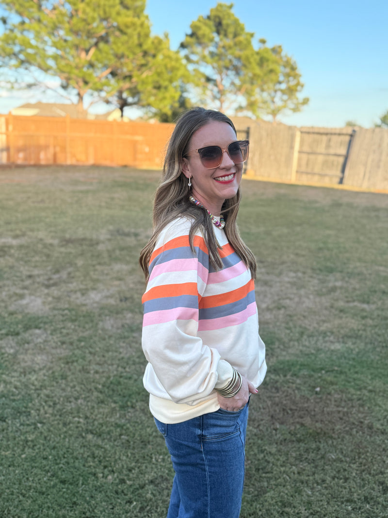 The Sunset Stripe Top