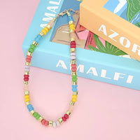 Colorful beaded necklace 