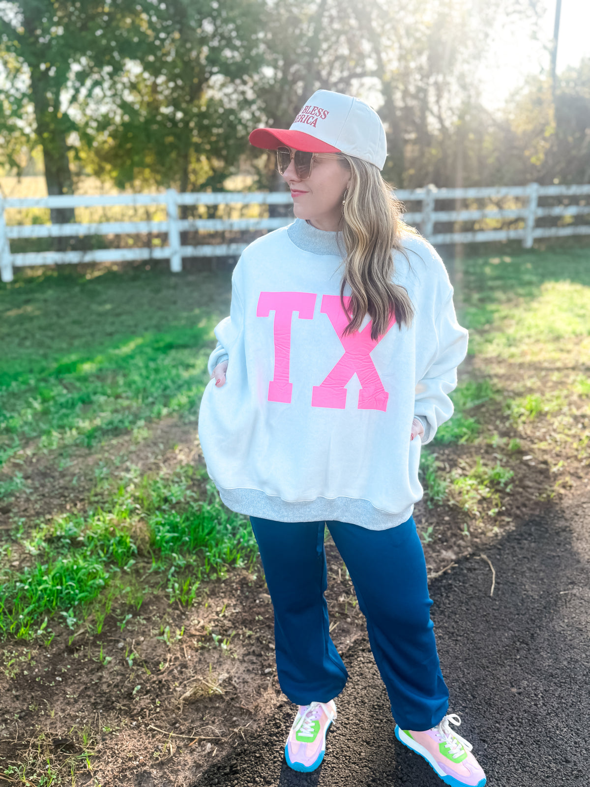 Texas Reversible Mockneck Sweatshirt