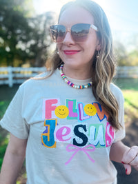 Follow Jesus Gildan Graphic Tee