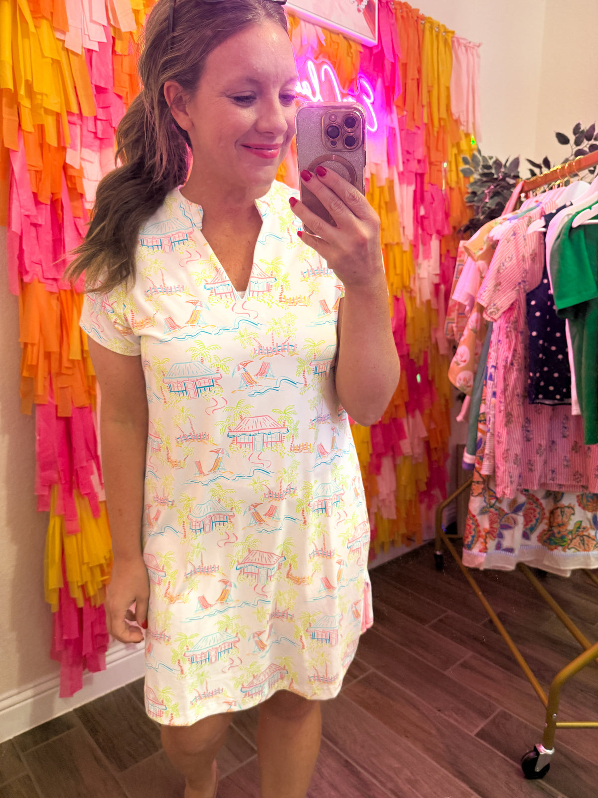 Mary Square UV Summer Dress