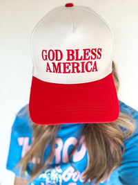 God Bless America Hat - 2 Colors