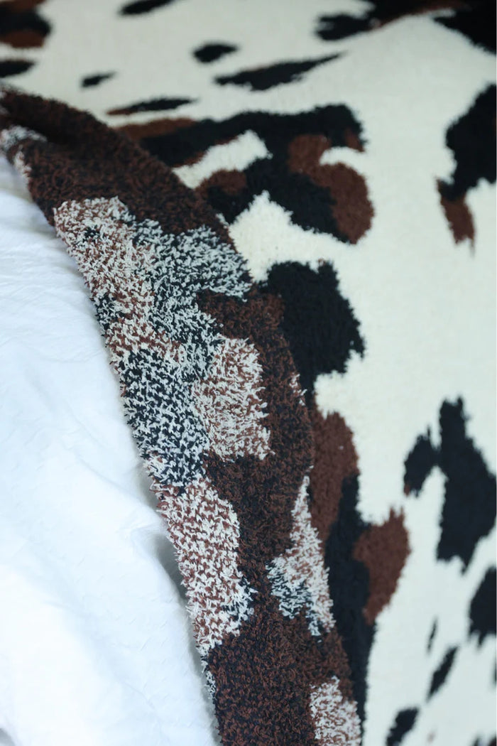Cowhide Couture Blanket