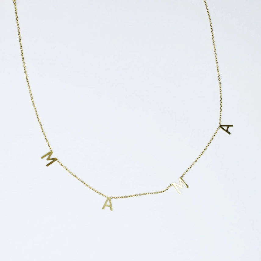 Dear Mama Gold Necklace