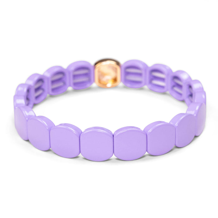 Sweet Tart Tile Bracelets in Purple