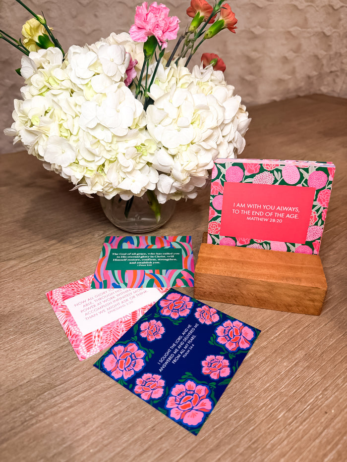 Calm Your Heart - Card Block Verses for Anxiety