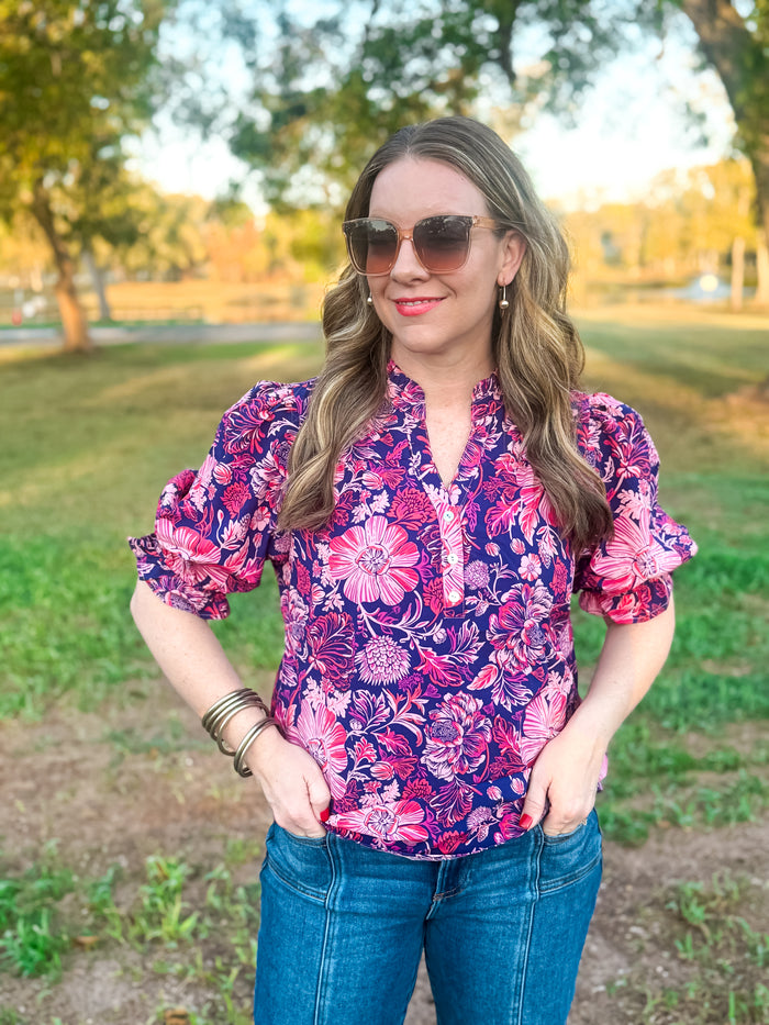 Marlowe High Tea Pink Top