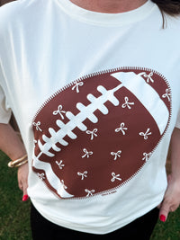 Sideline Style Football Patchwork Tee