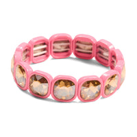 Ice Crystal Bracelets in Pink
