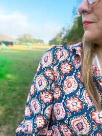 Sunday Best Navy Dress - EmClaire Lane