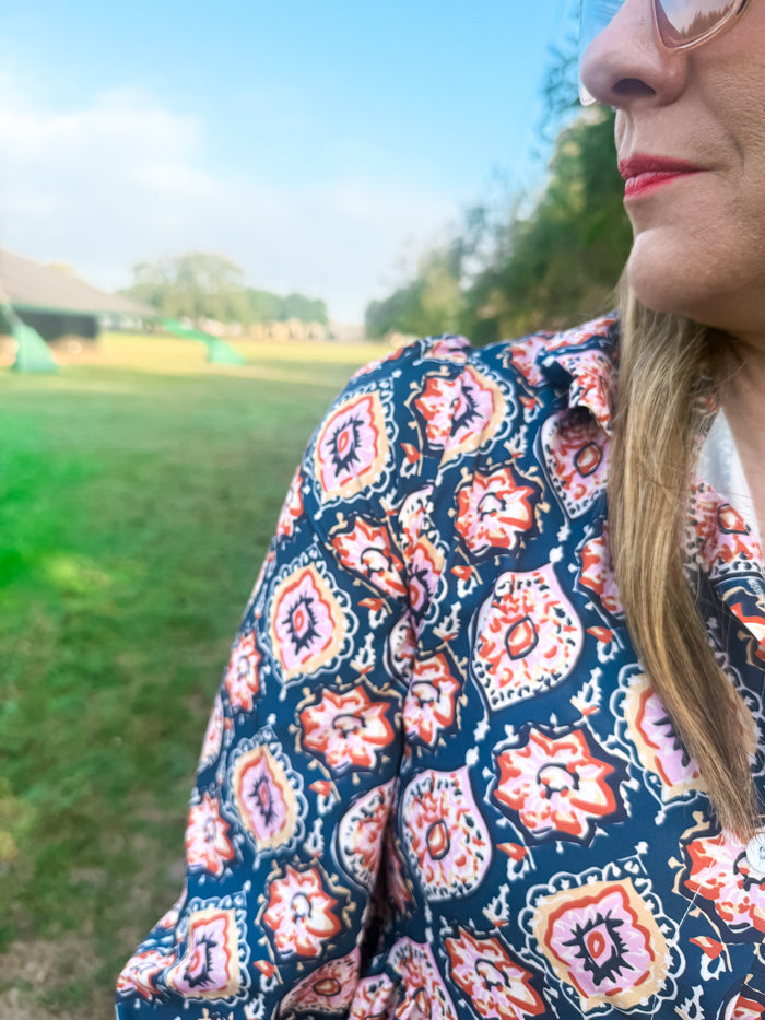 Sunday Best Navy Dress - EmClaire Lane