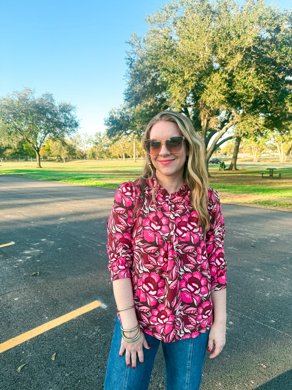 Roxy Lovestruck Pink Charm Top