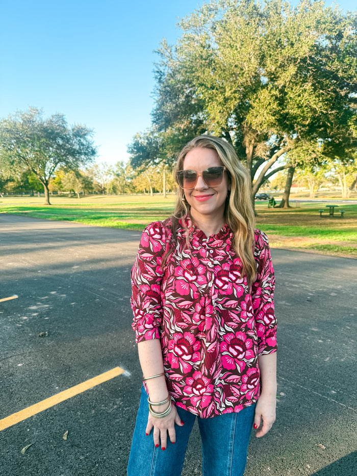 Roxy Lovestruck Pink Charm Top