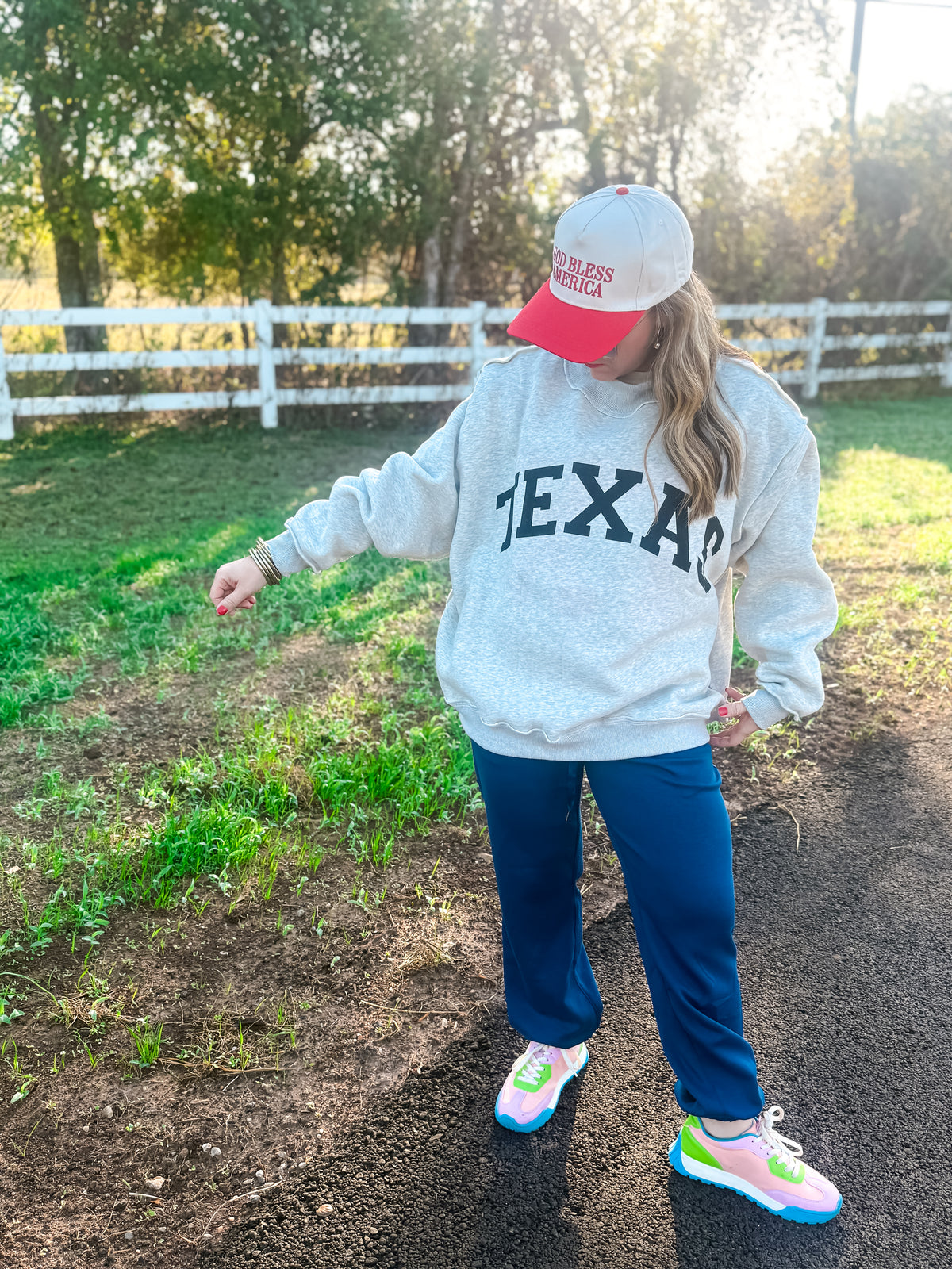 Texas Reversible Mockneck Sweatshirt
