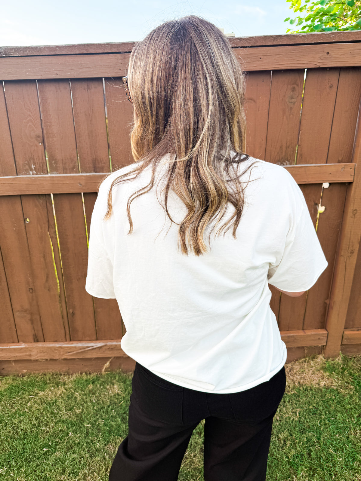 Sideline Style Football Patchwork Tee