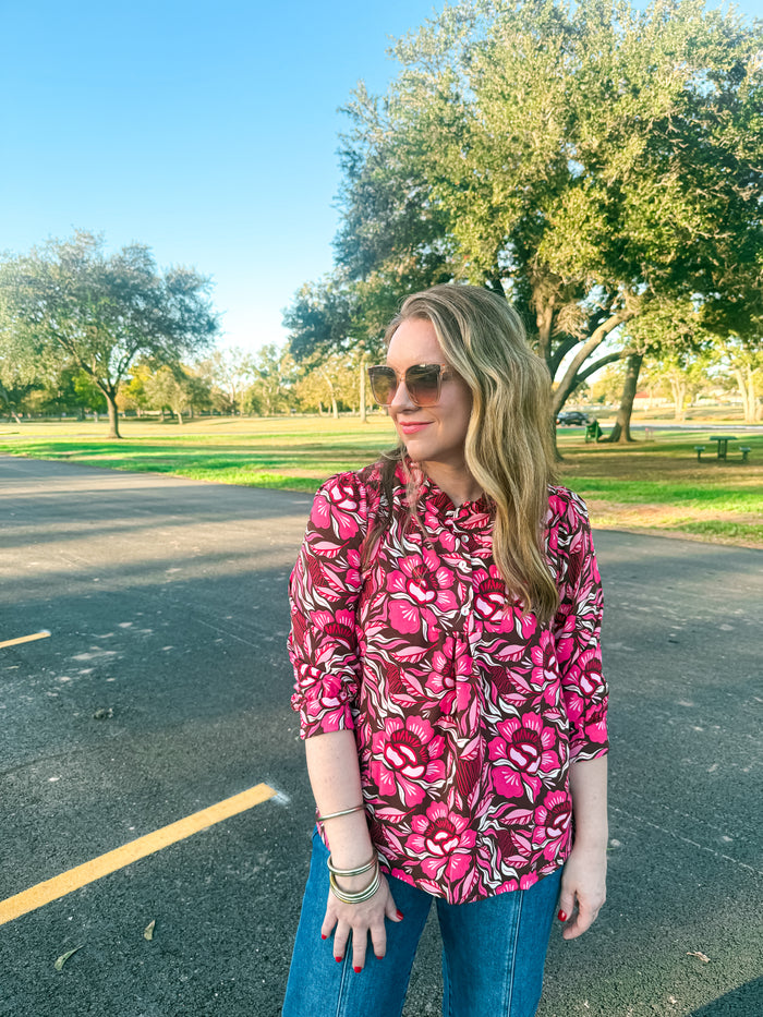 Roxy Lovestruck Pink Charm Top