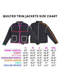 Onyx Black Quilted Puffer Jacket