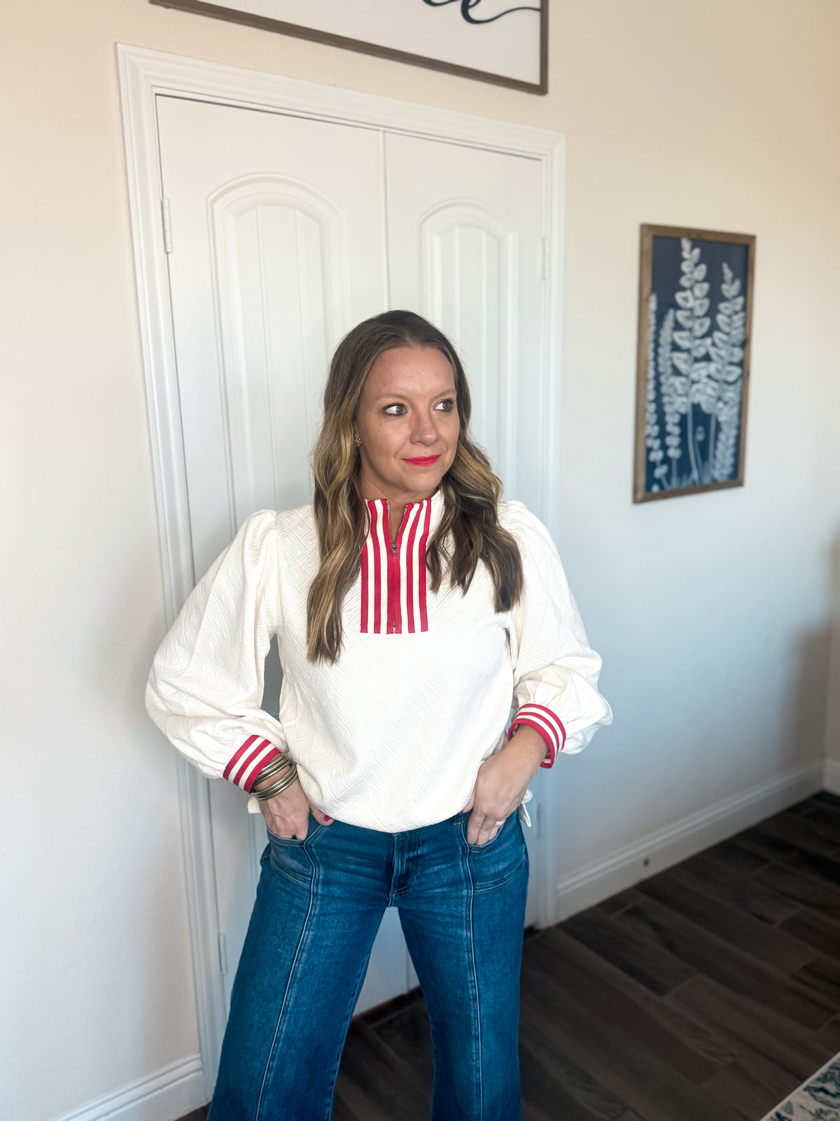 Cozy Ivory Dreams Textured Top