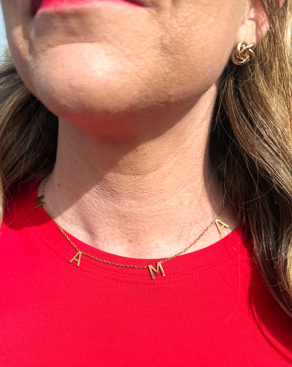 Dear Mama Gold Necklace