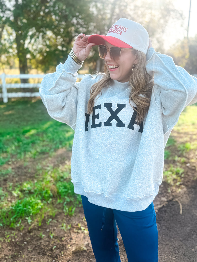 Texas Reversible Mockneck Sweatshirt