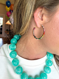Reese Colorful Hoop Earrings