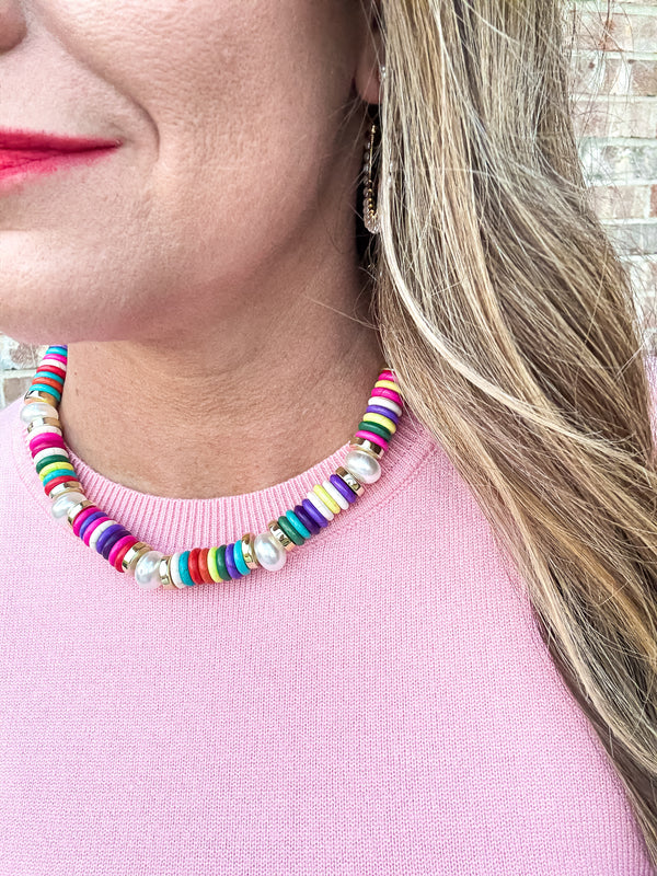 Oh Joy Beaded Necklace - EmClaire Lane