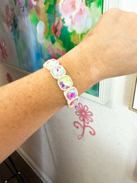 Happy Hues Gem Bracelet - Iridescent