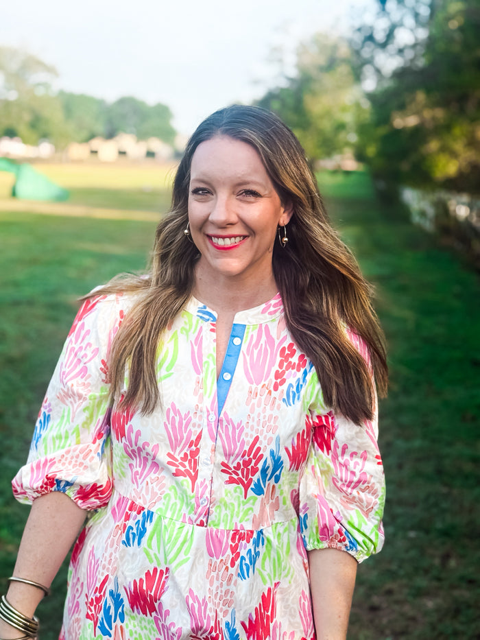 Coral Cove White Riley Dress