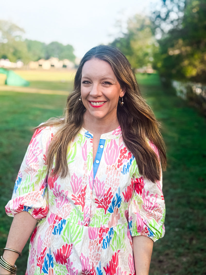 Coral Cove White Riley Dress