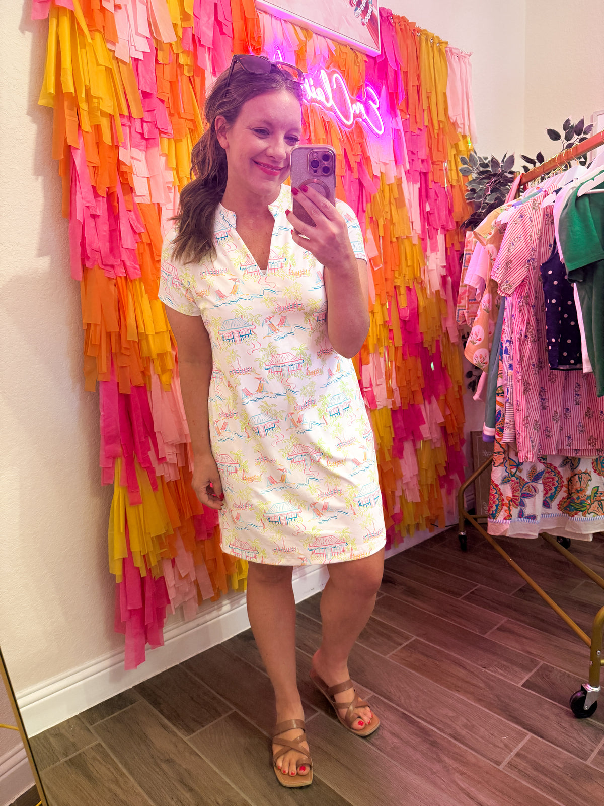 Mary Square UV Summer Dress