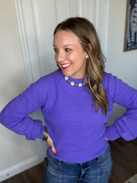 Easy Breezy Clear Beaded Necklace