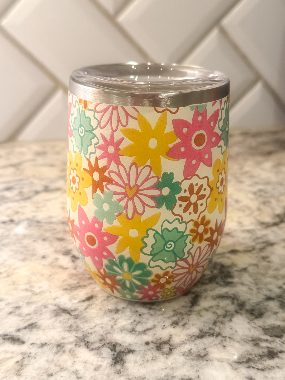 Spring Flowers Insulated Tumbler