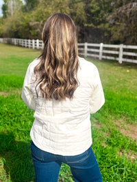 Ivory Cloud Zip Jacket
