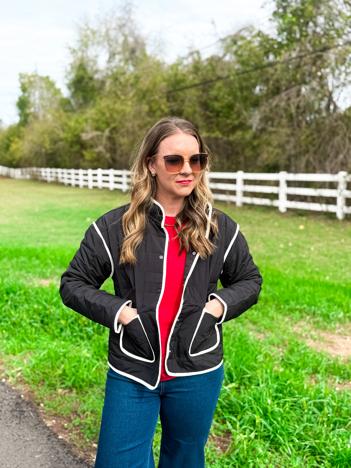 Onyx Black Quilted Puffer Jacket