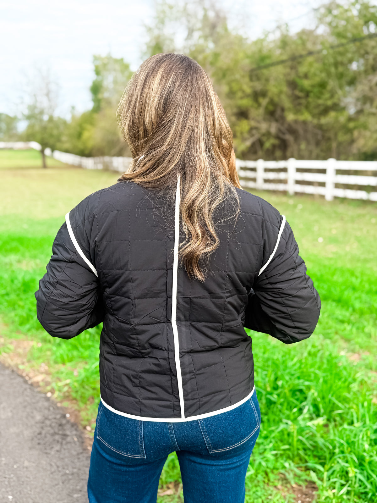 Onyx Black Quilted Puffer Jacket
