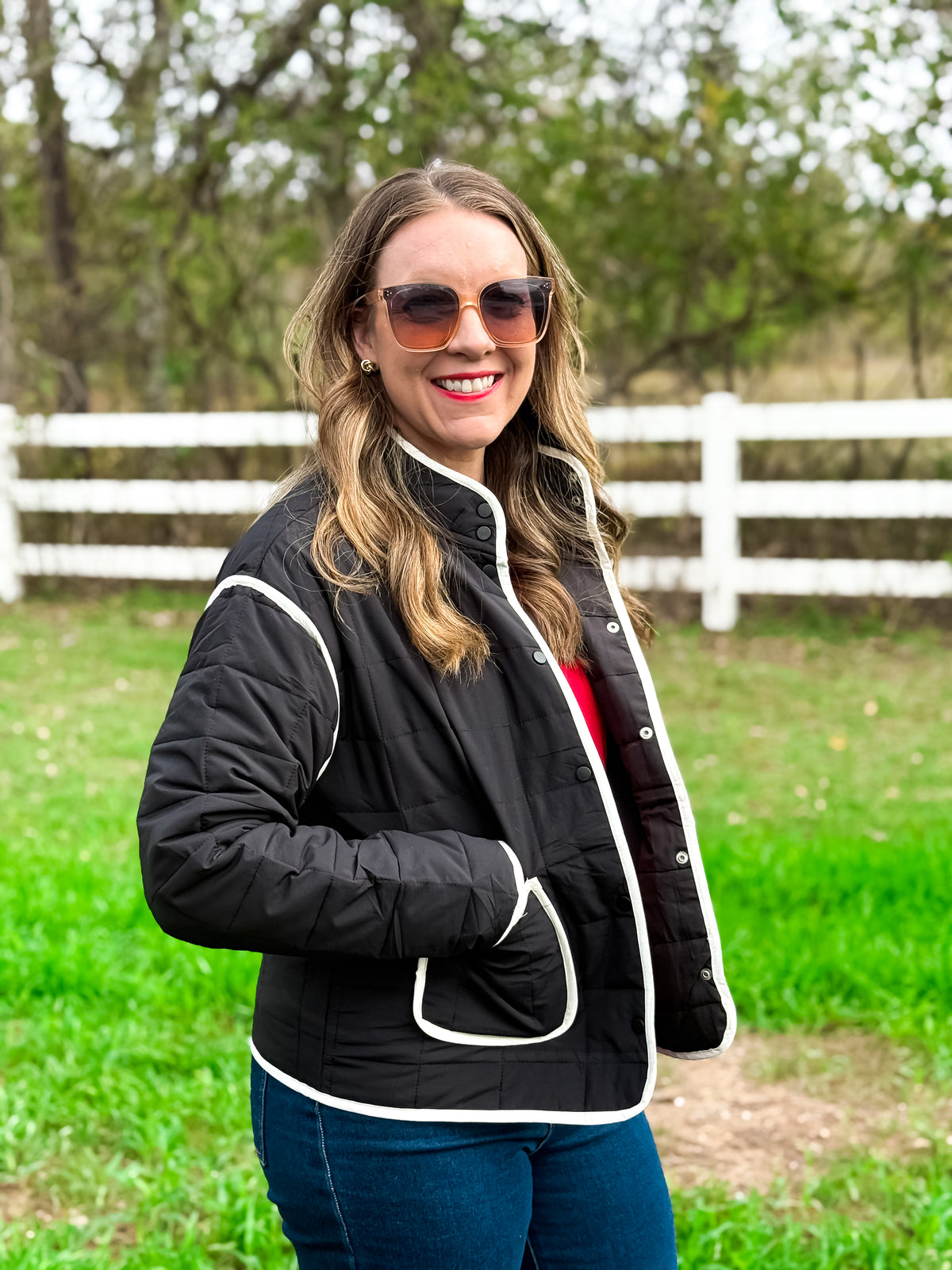 Onyx Black Quilted Puffer Jacket