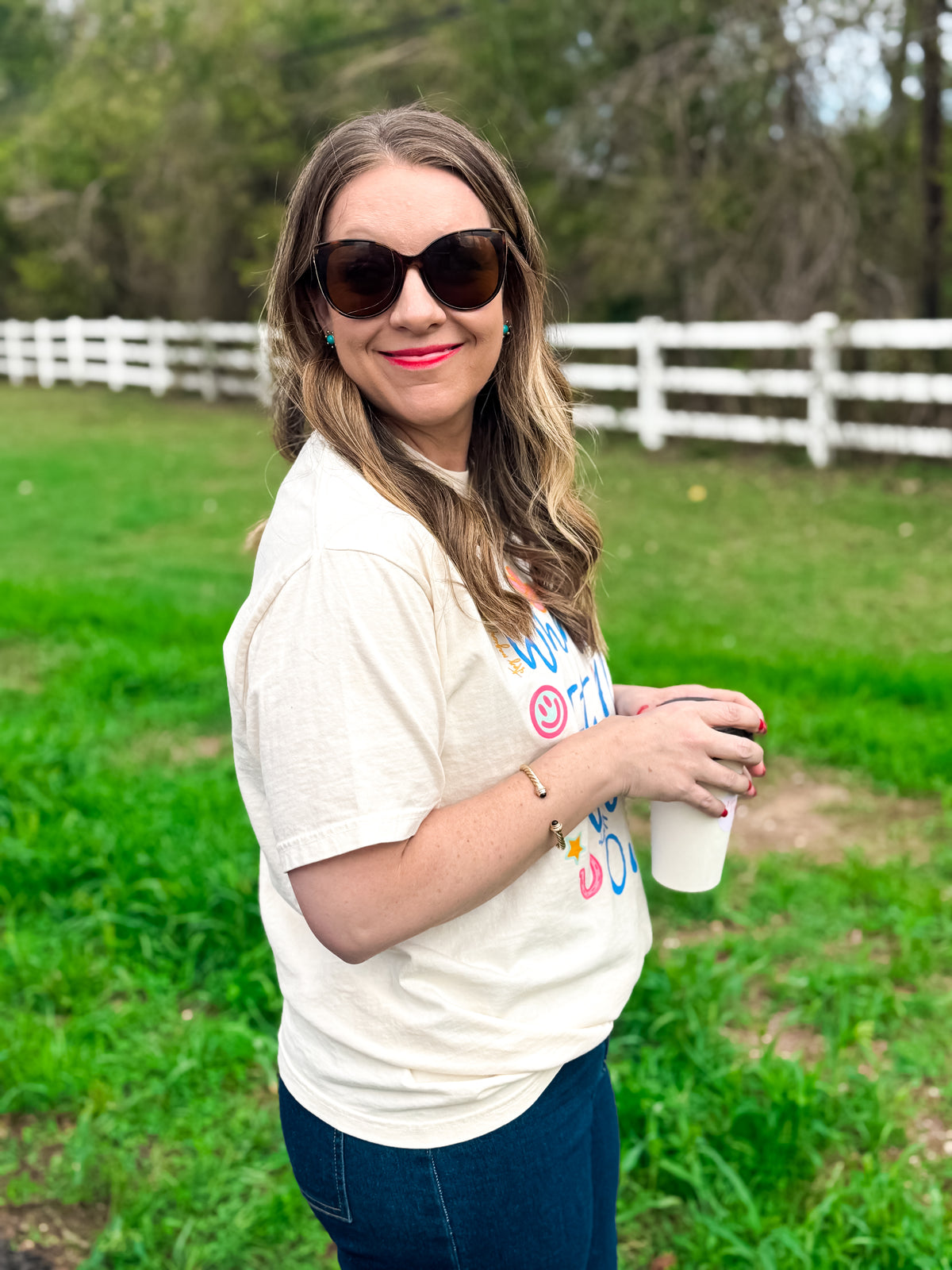 What if it All Works Out Tee - Full Length